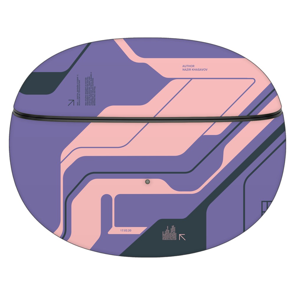 OnePlus Nord Buds 3 Pro skin - Purple Cyberpunk