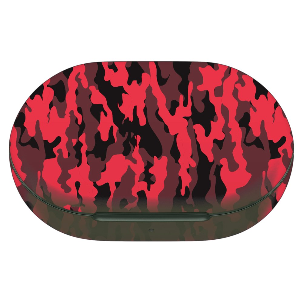 OnePlus Buds Pro 3 skin - Dark Red Camo