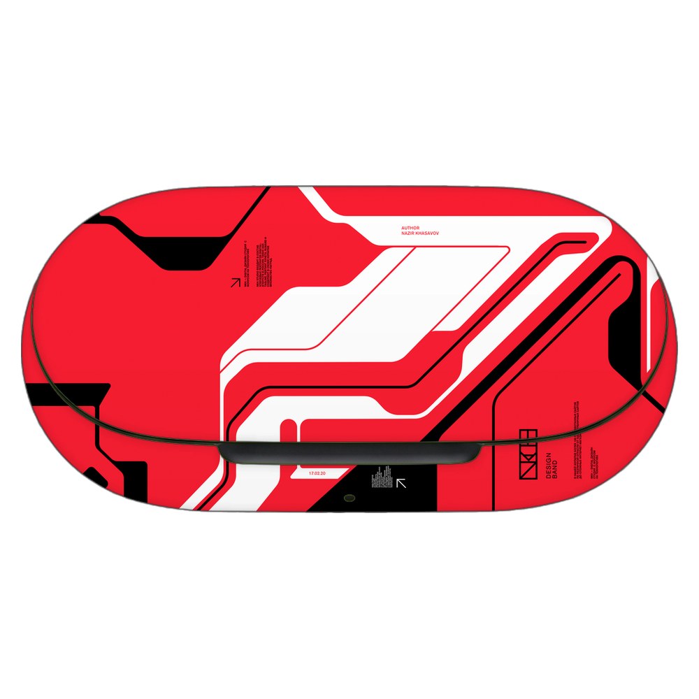 OnePlus Buds Z2 skin - Cyber Red