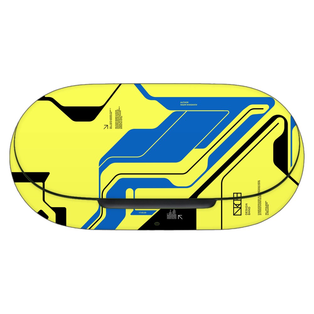 OnePlus Buds Z2 skin - Cyber Yellow