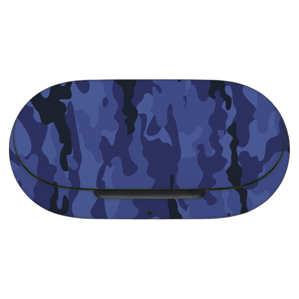 OnePlus Buds Z2 skin - Dark Blue Camo