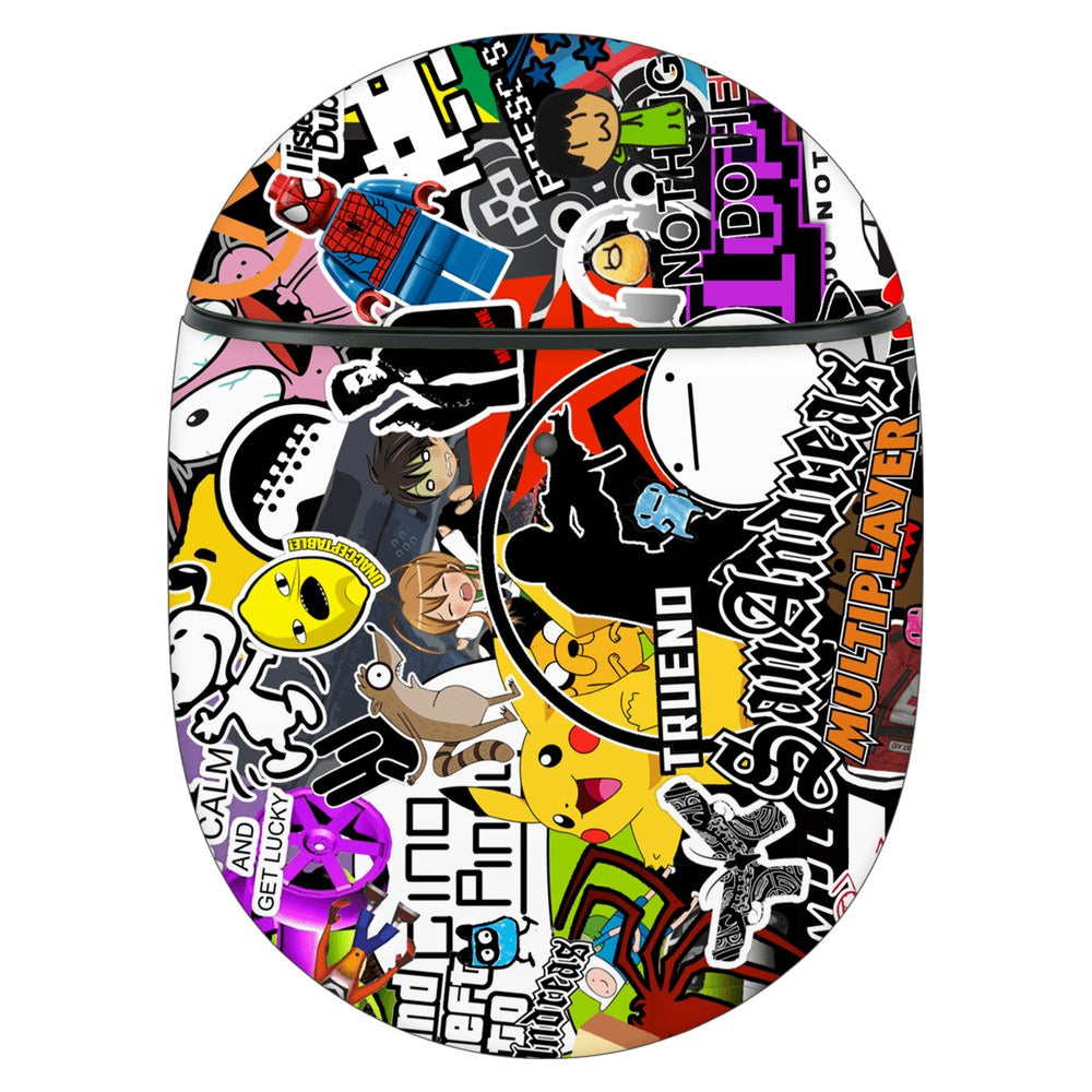 Google Pixel Buds Pro 2 skin - 90s Doodle