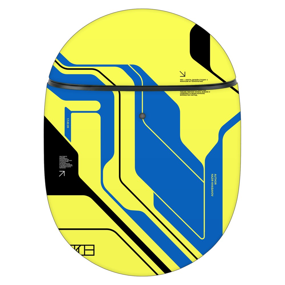 Google Pixel Buds Pro 2 skin - Cyber Yellow