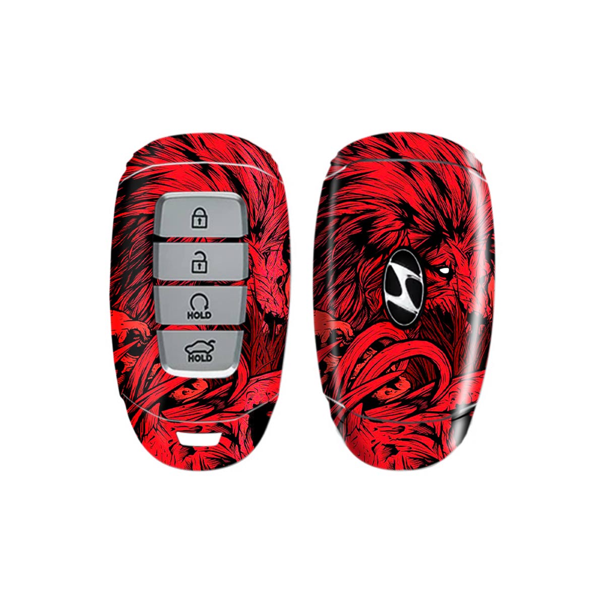 Fiery Lion - Car Key Skins