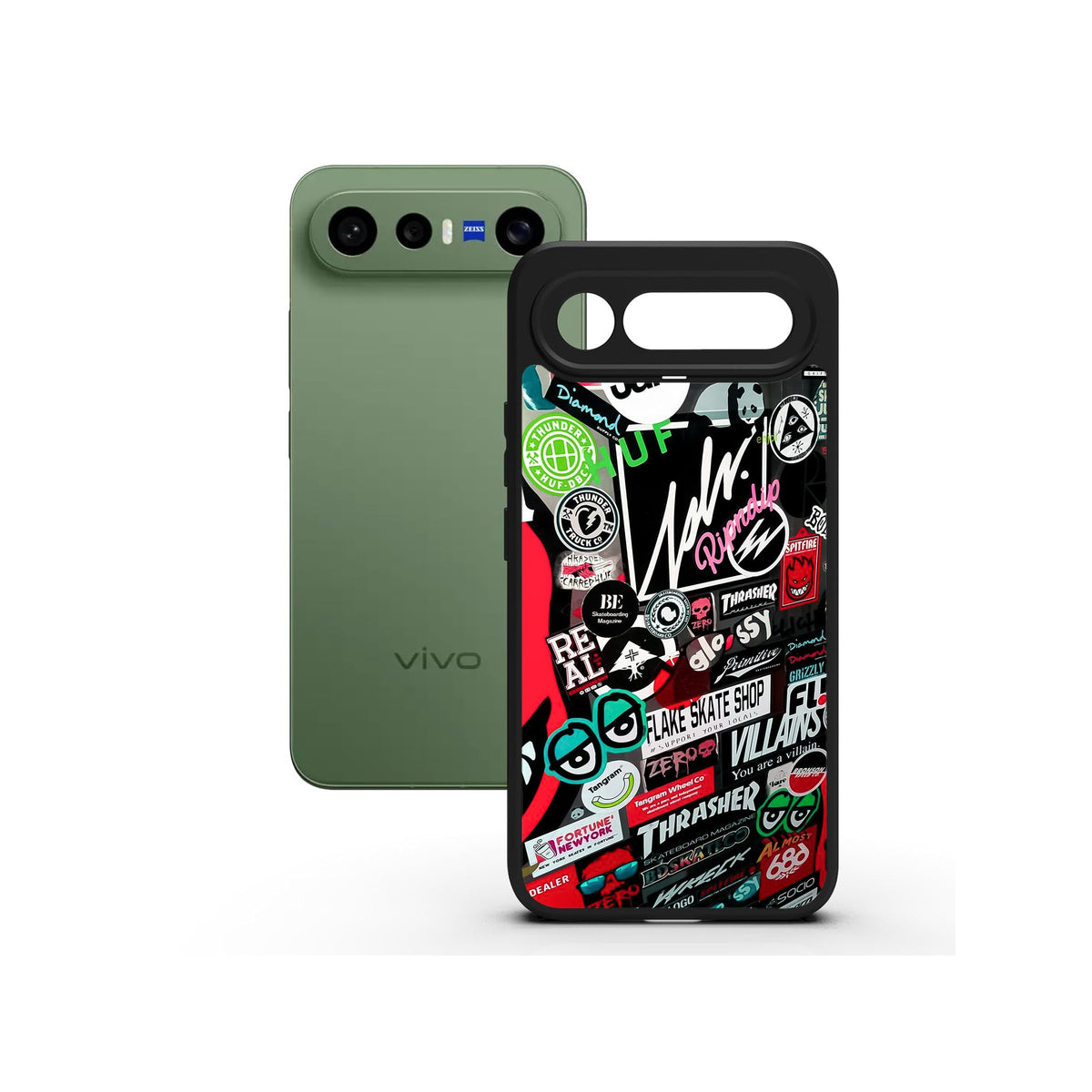 Free Style printed Doyers case, alternate view