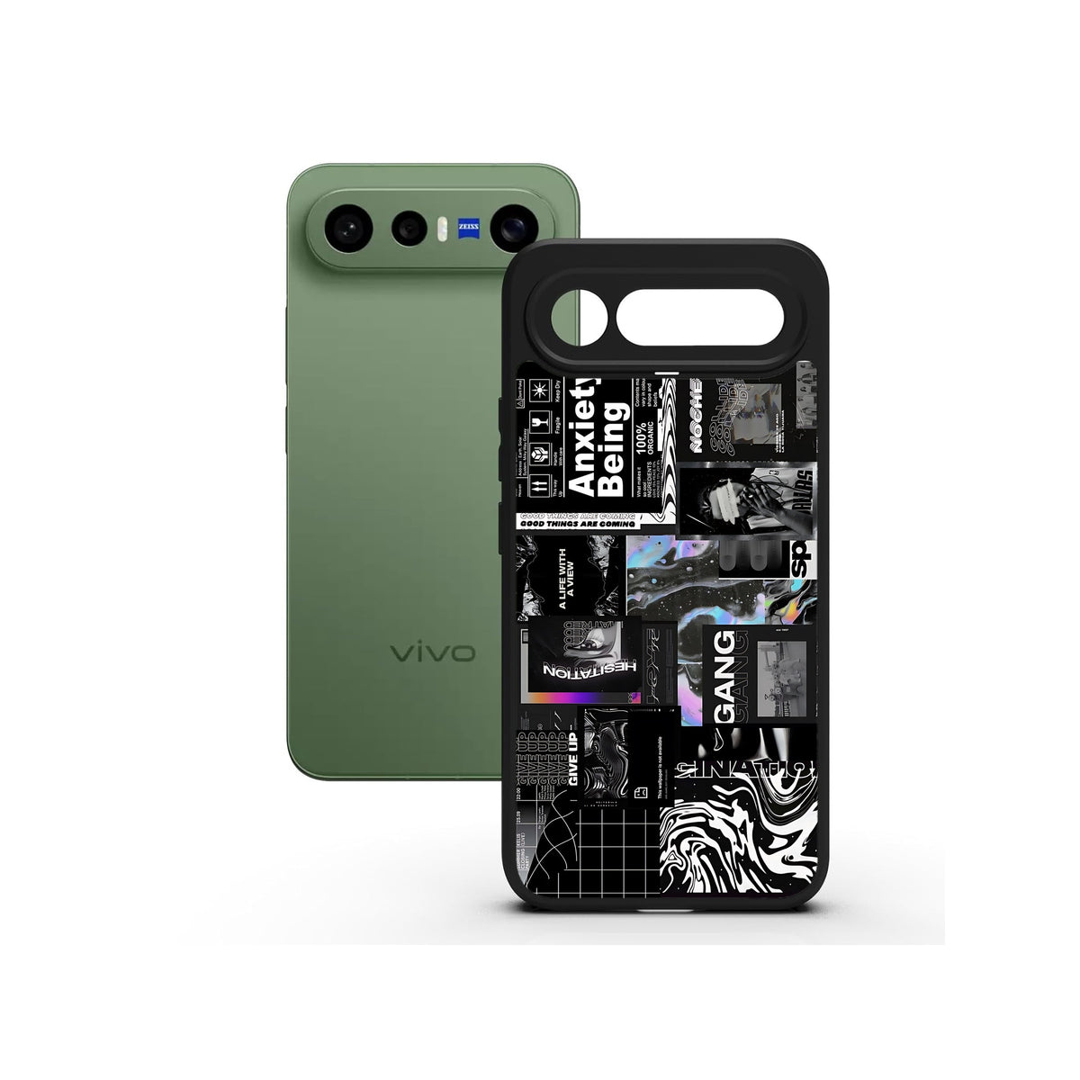 Gangsta printed Doyers case, alternate view