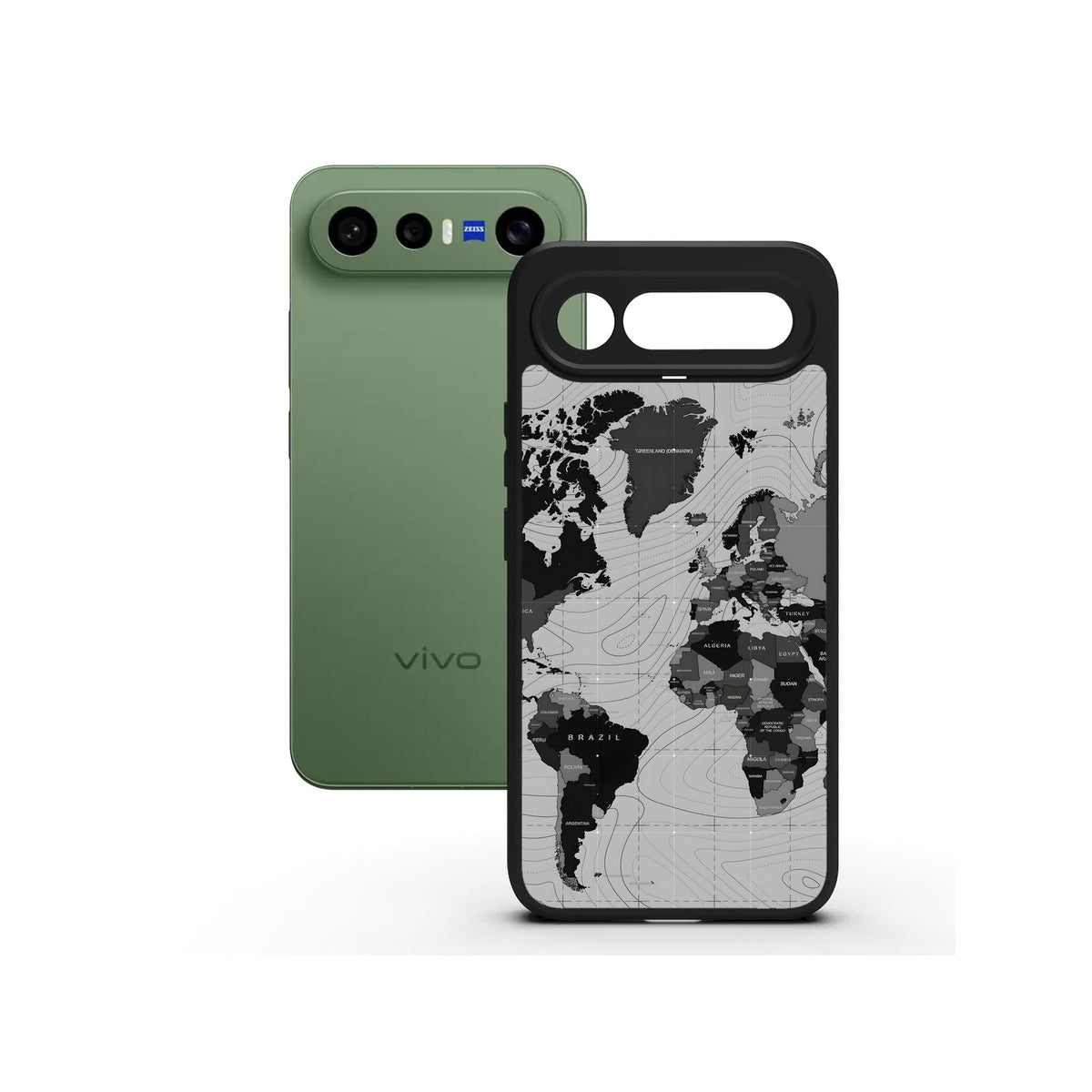 Global Contour printed Doyers case, alternate view