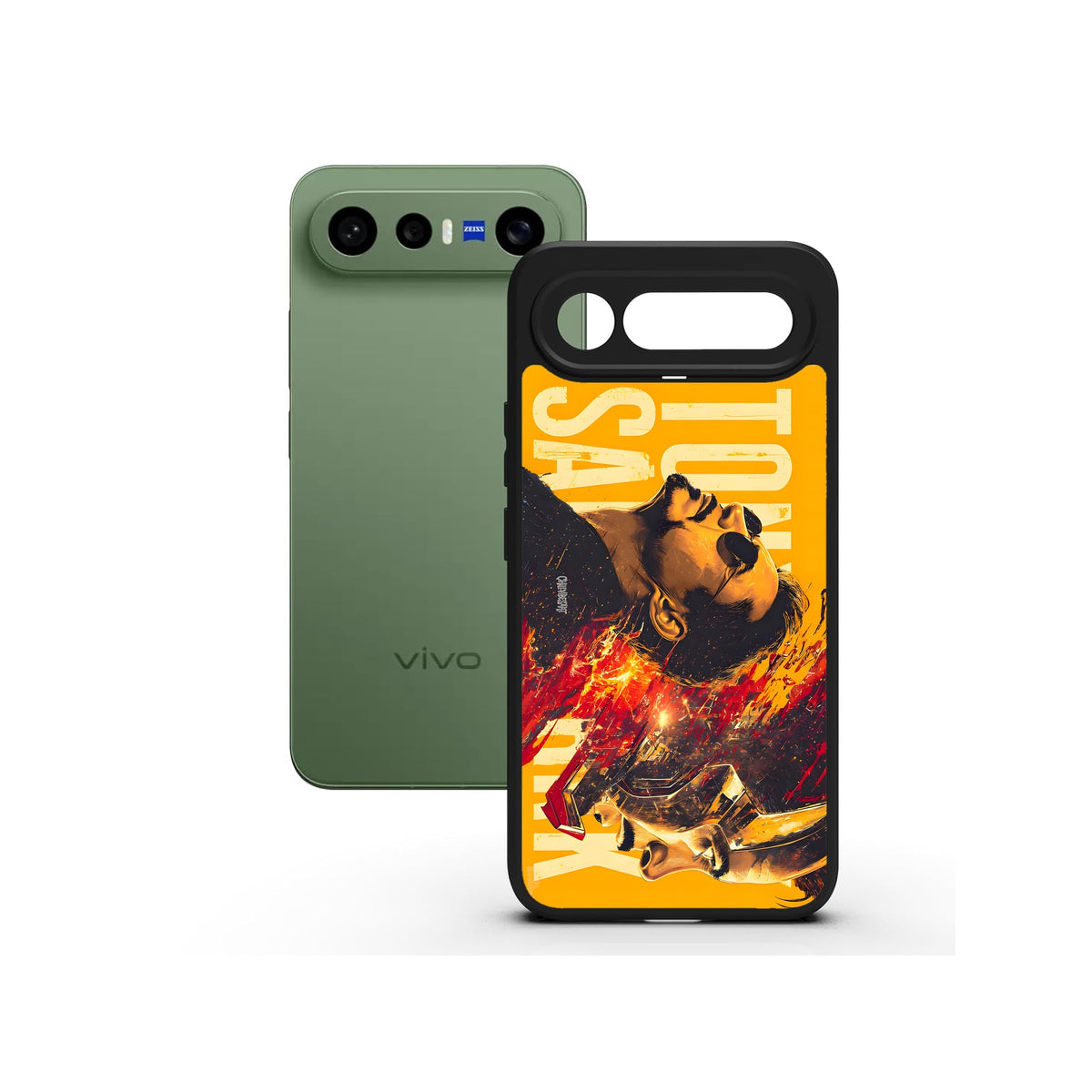 Golden Avenger printed Doyers case, alternate view