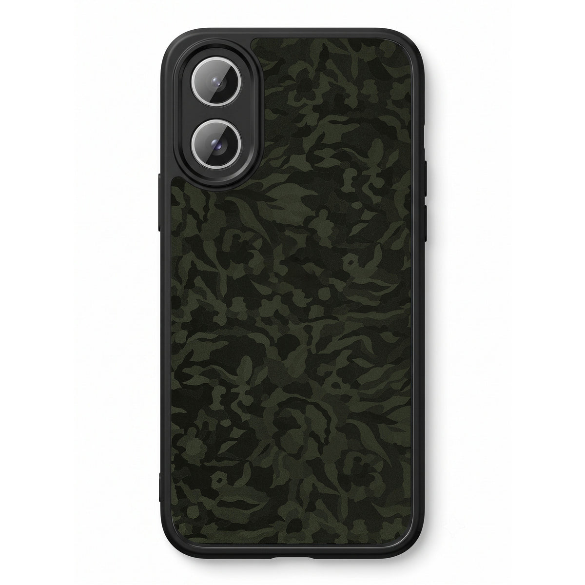 Green Camo printed Doyers case, alternate view