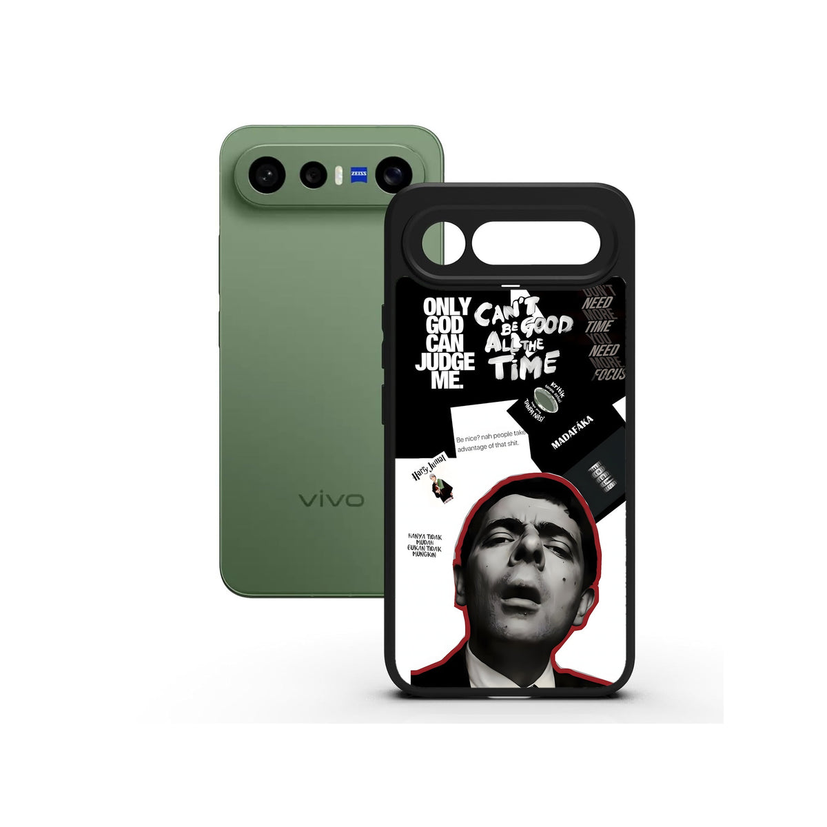 Grumpy Legend printed Doyers case, alternate view