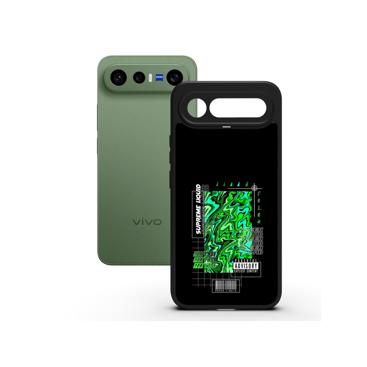 Holographic Hue printed Doyers case, alternate view