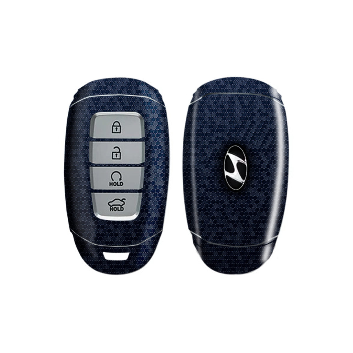 Honeycomb Blue - Car Key Skins