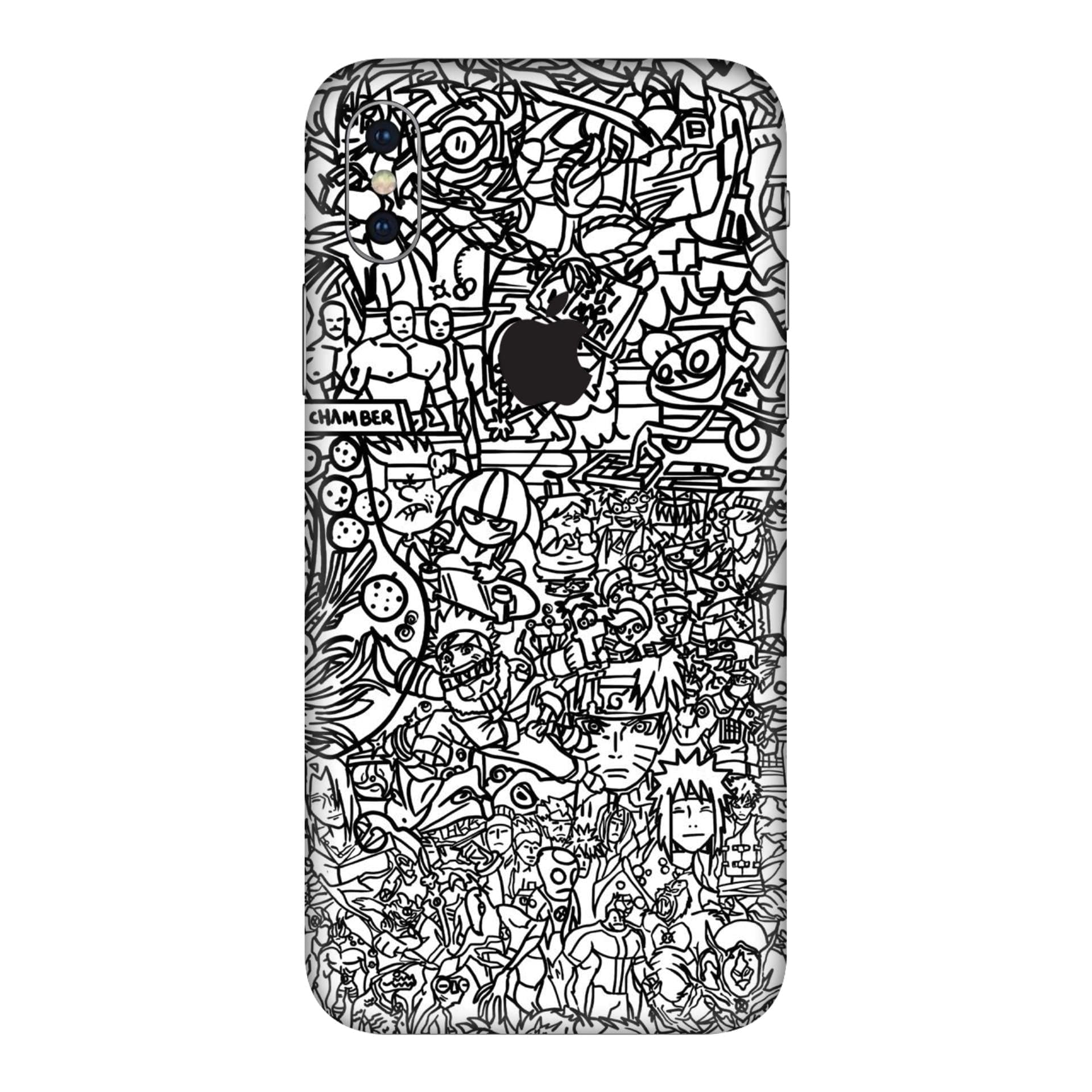 iphone XS Classic Doodle skins