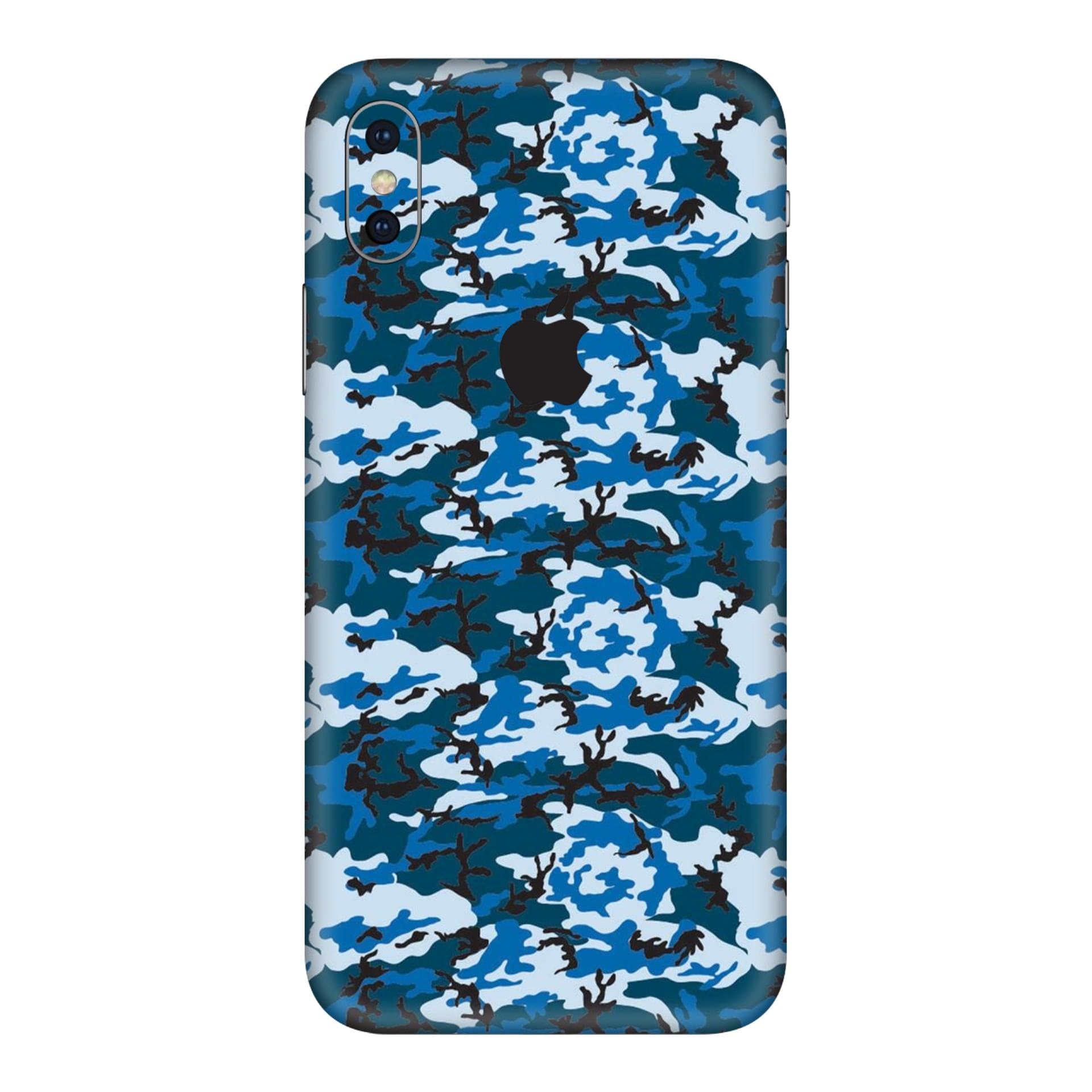 iphone XS Digi Blue Camo skins