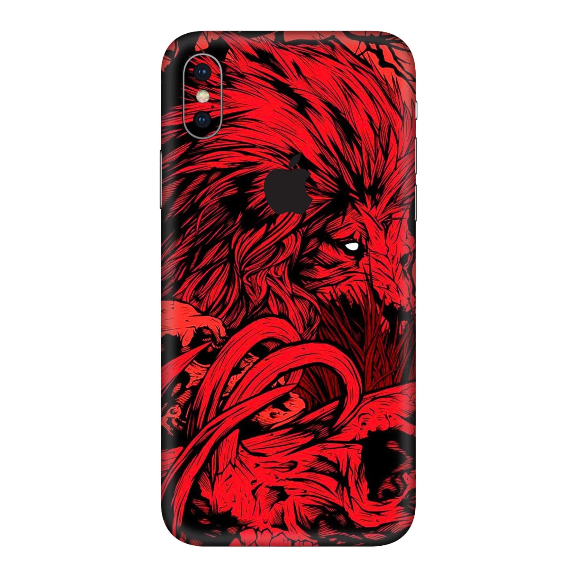 iphone XS Fiery Lion skins