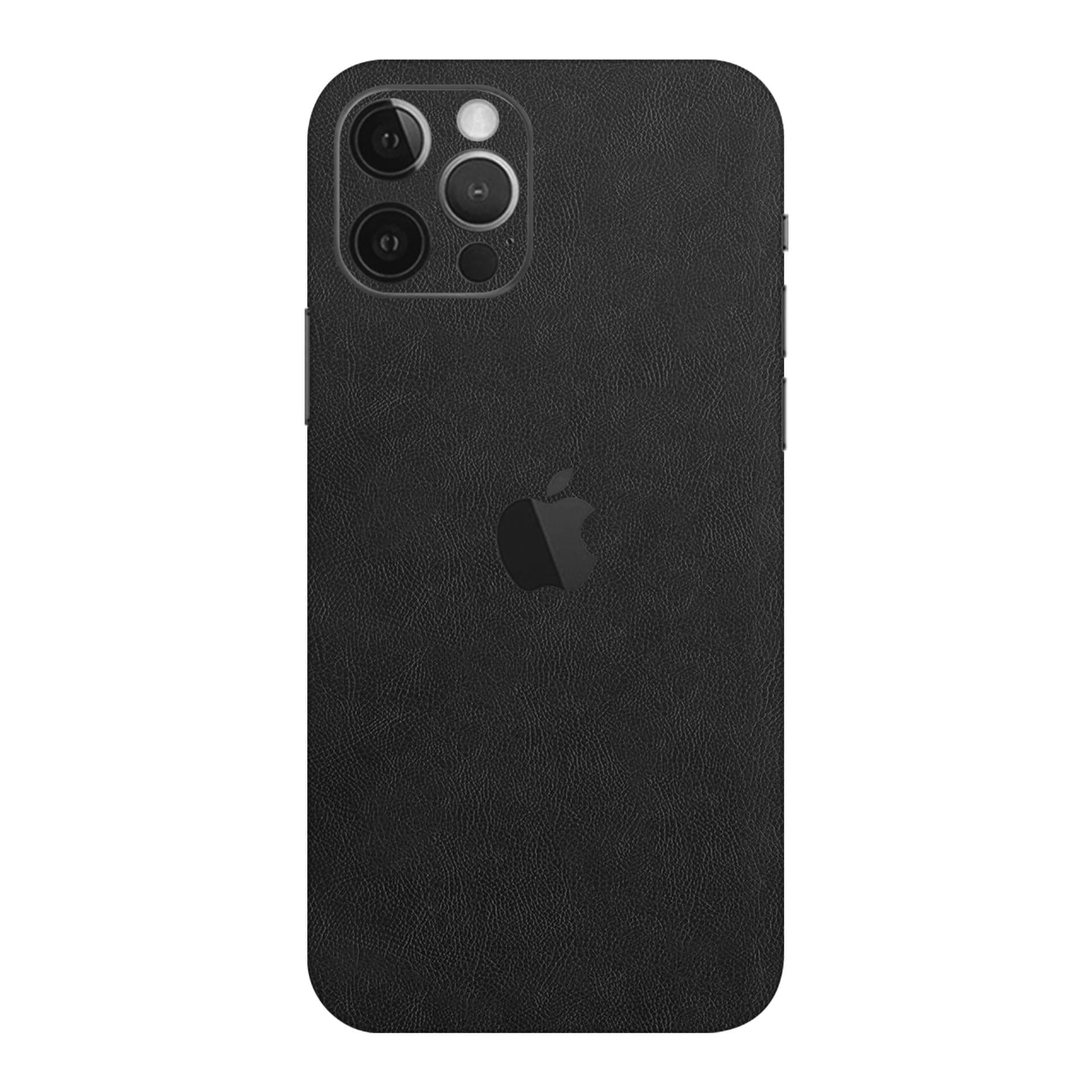 iphone 12 Pro Max Black Leather skins