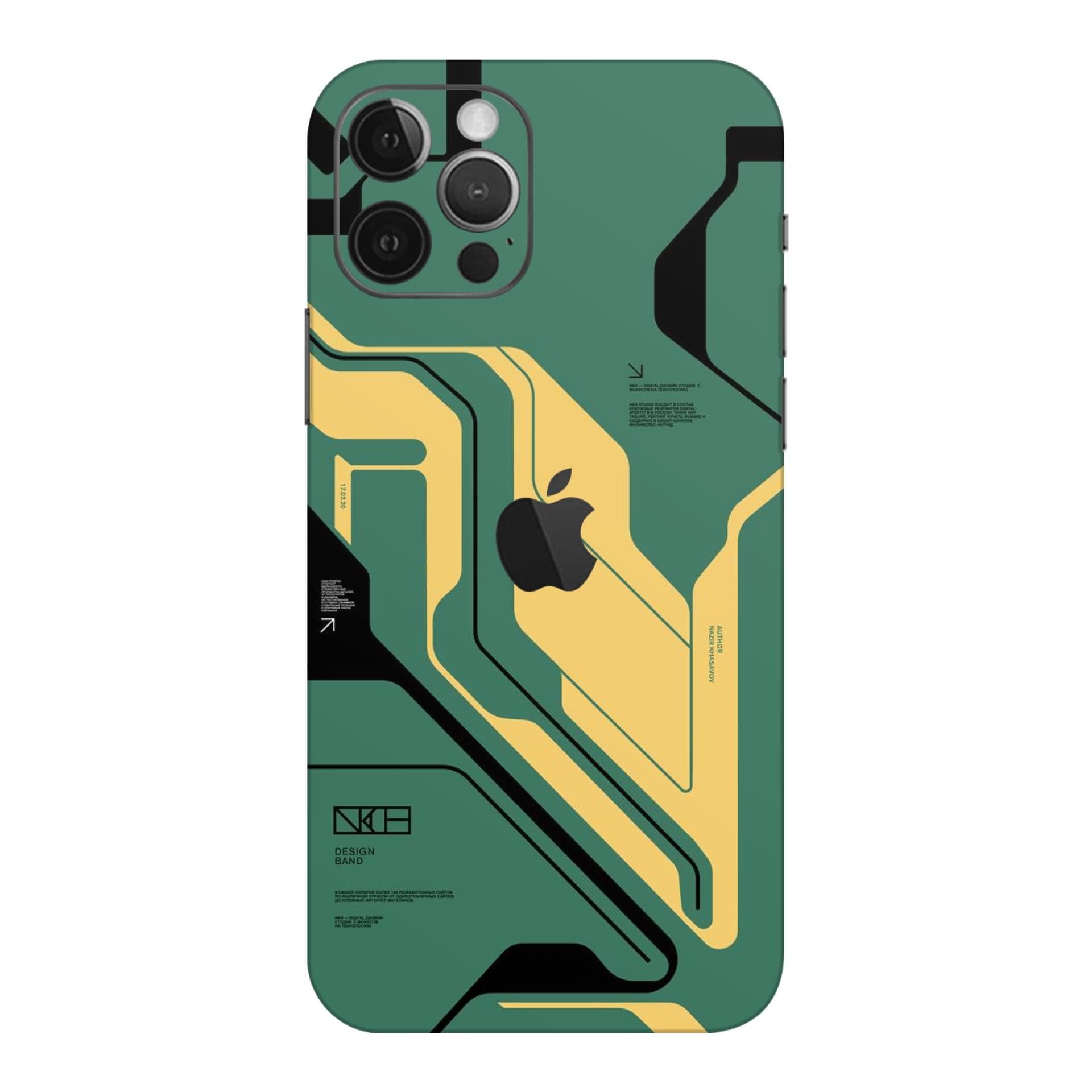 iphone 12 Pro Max Circuit Green skins