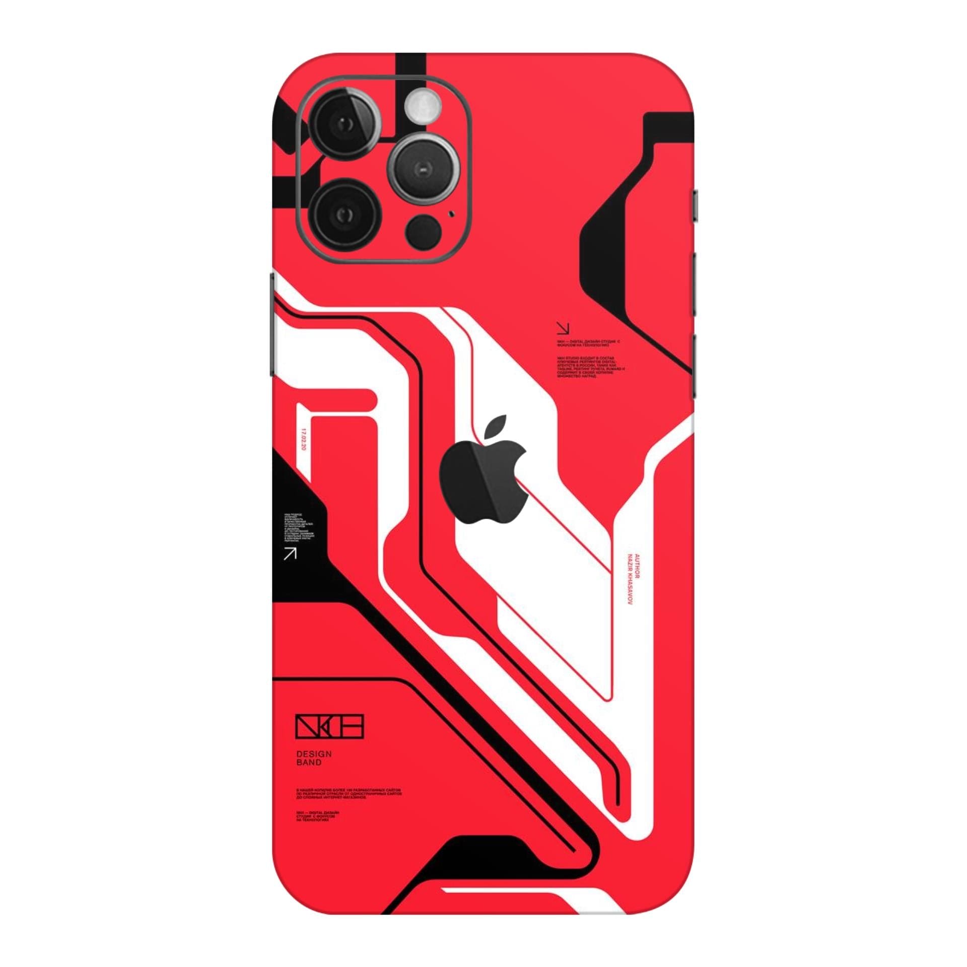 iphone 12 Pro Max Cyber Red skins