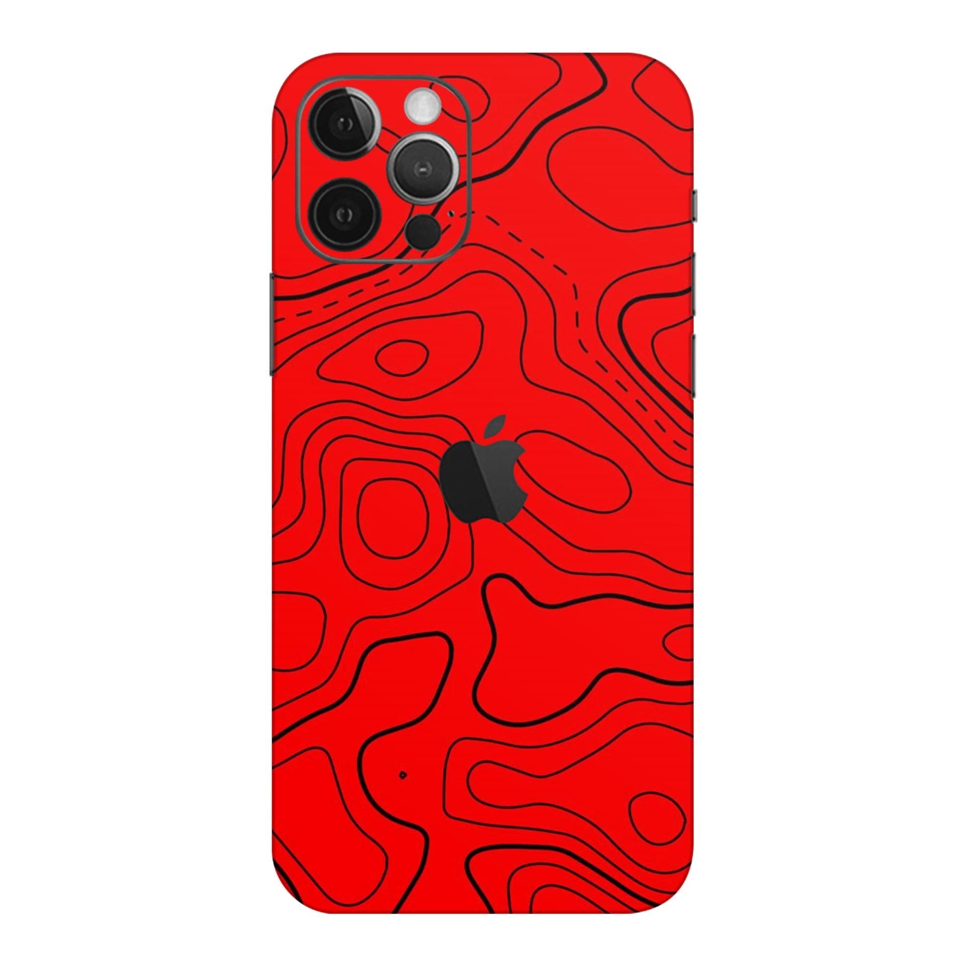 iphone 12 Pro Max Damascus Red skins