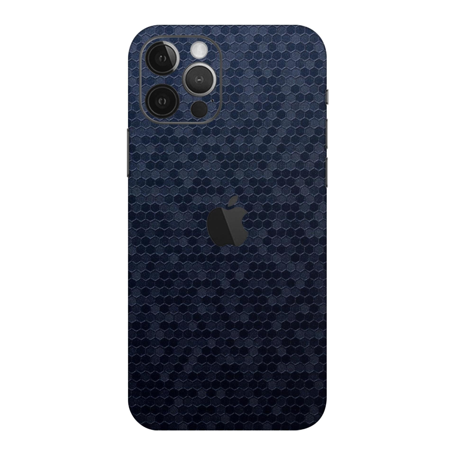 iphone 12 Pro Max Honeycomb Blue skins