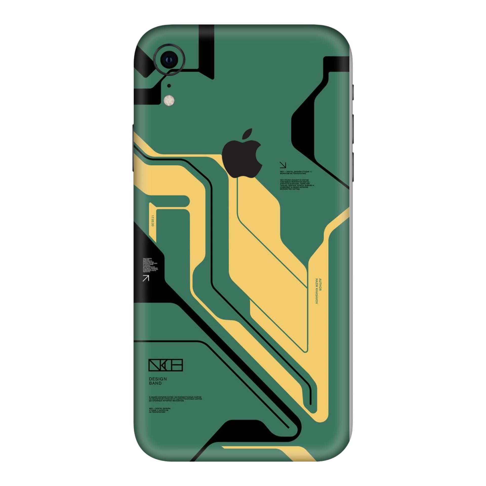 iphone XR Circuit Green skins