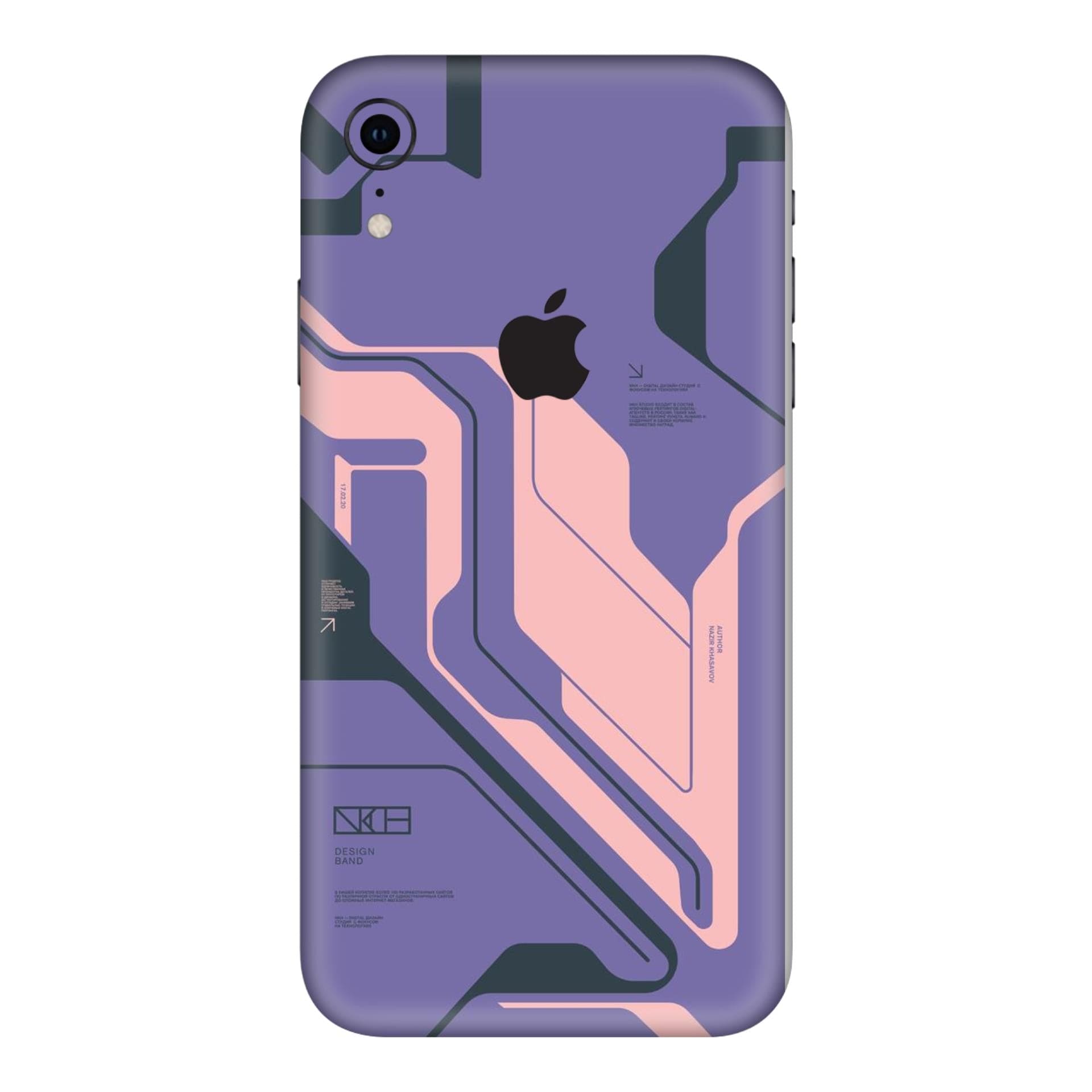 iphone XR Purple Cyberpunk skins