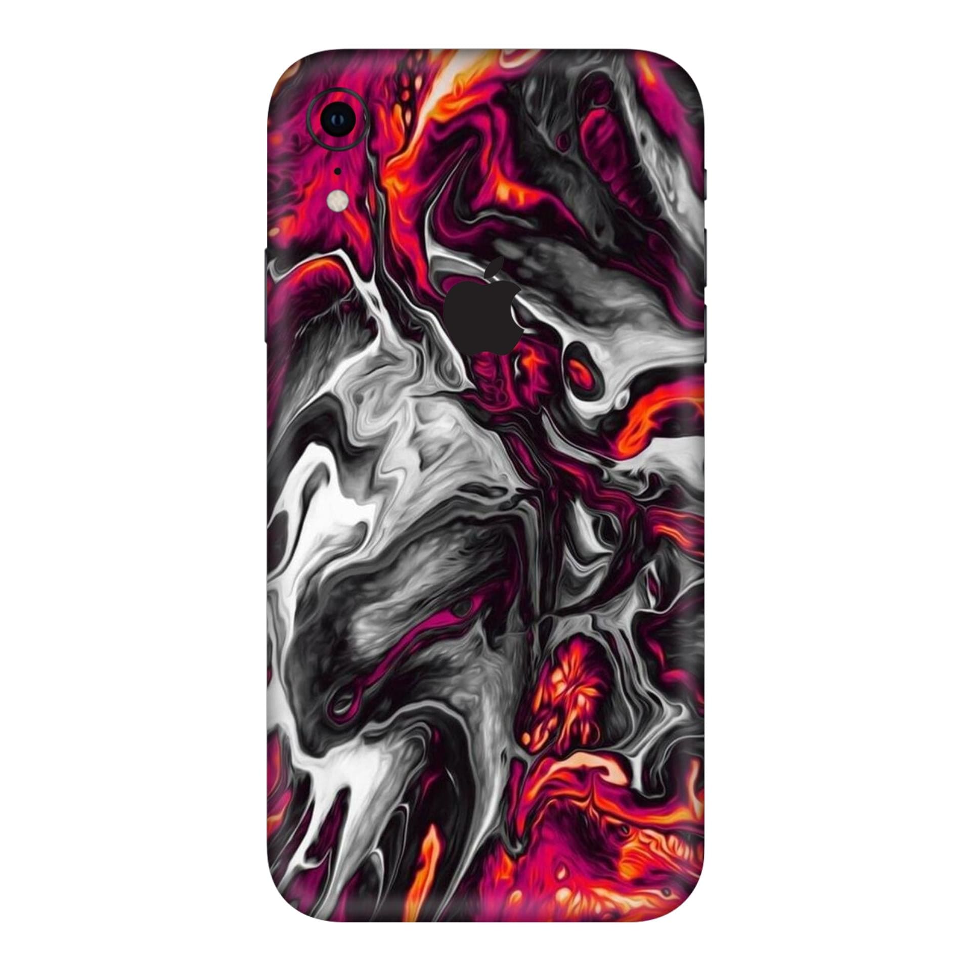 iphone XR Red Hot Lava skins