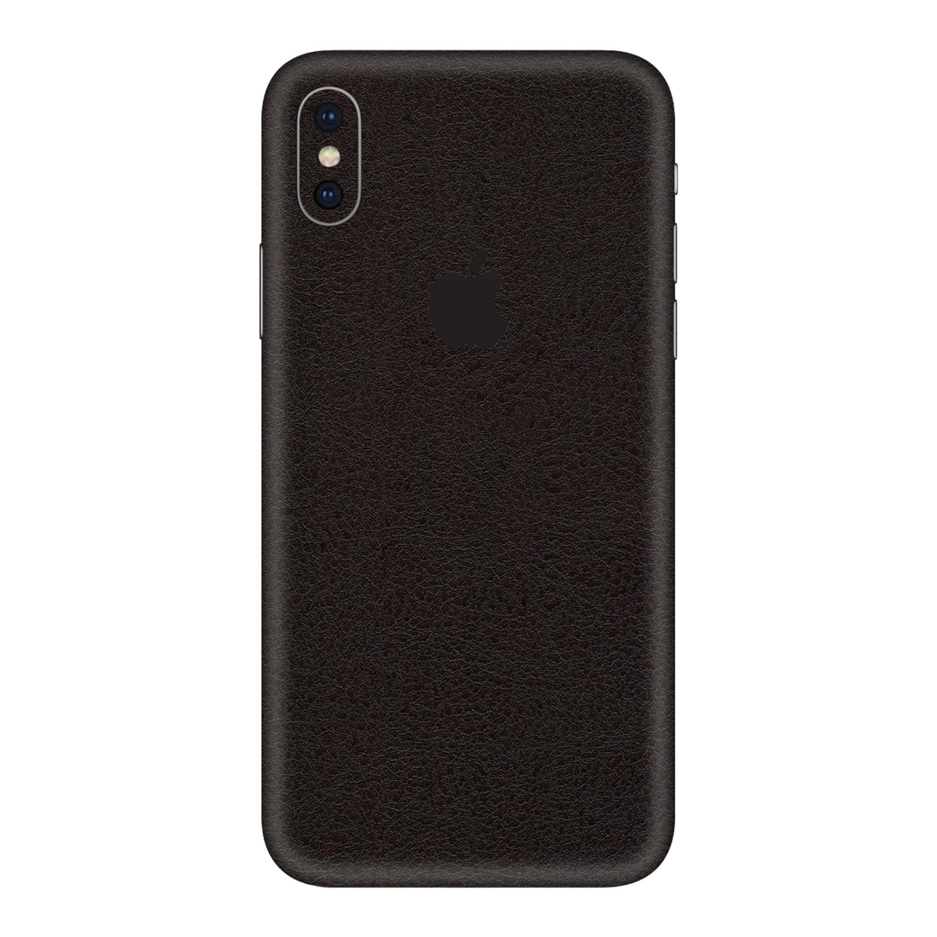 iphone XS Brown Leather skins
