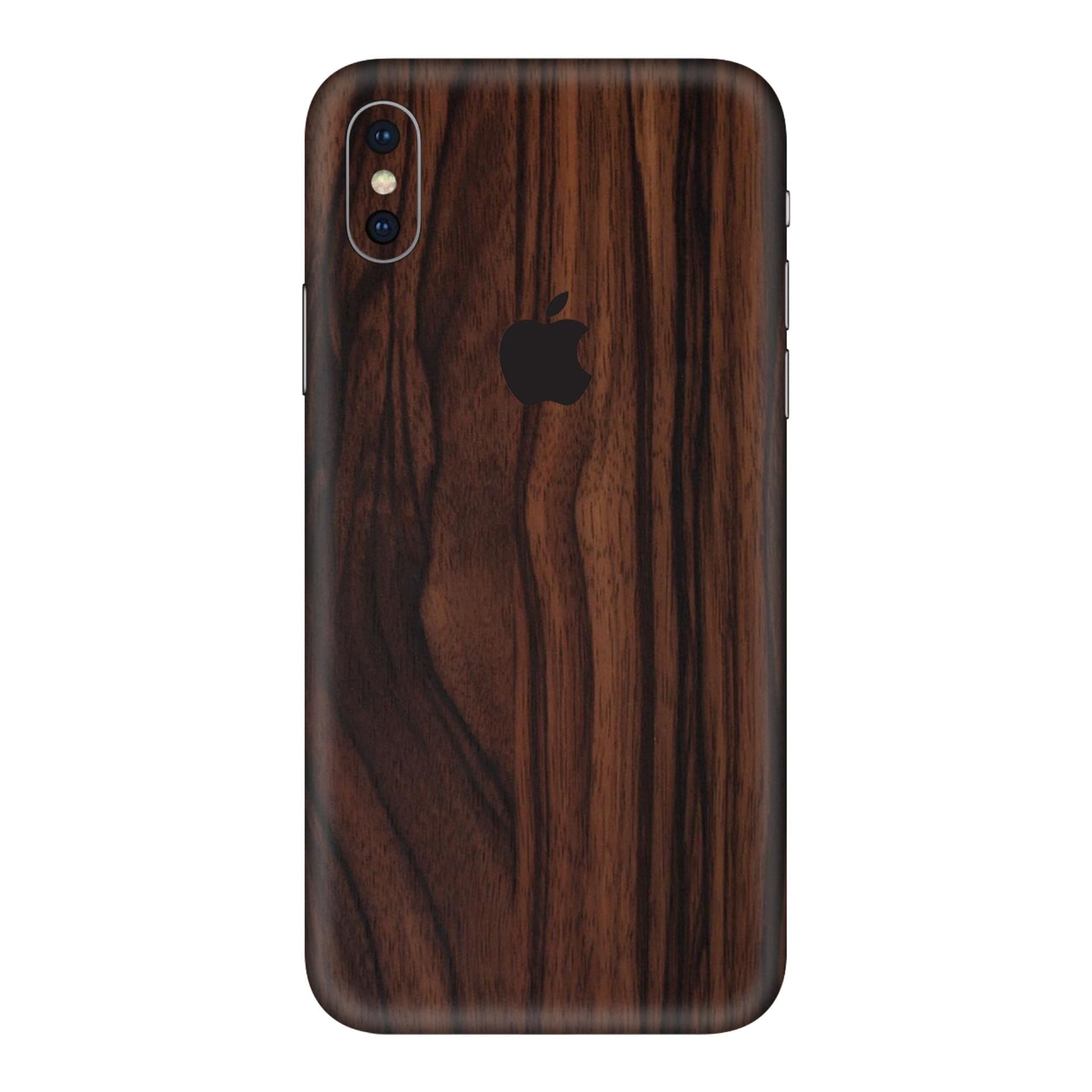 iphone XS Ebony Wood skins