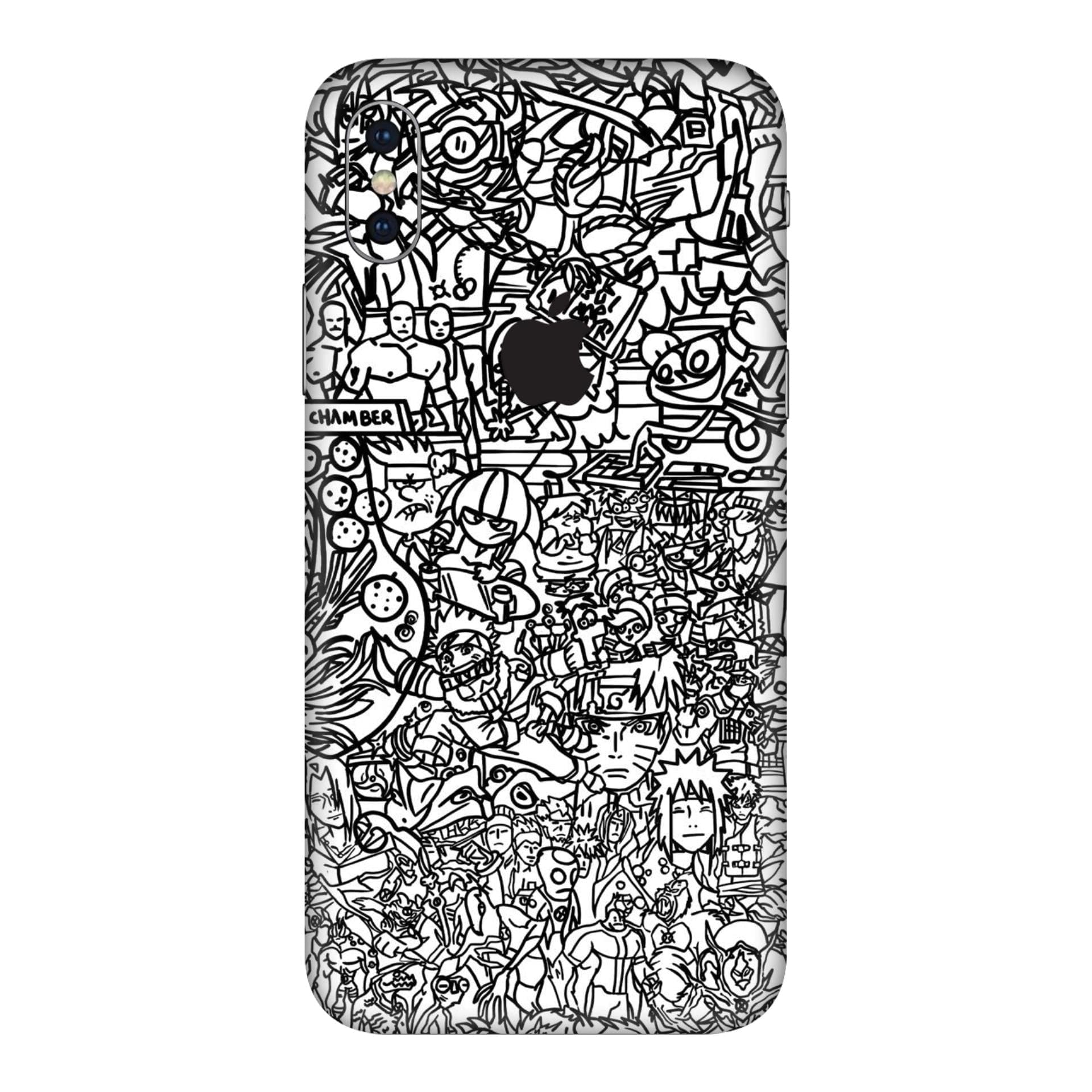 iphone XS Max Classic Doodle skins