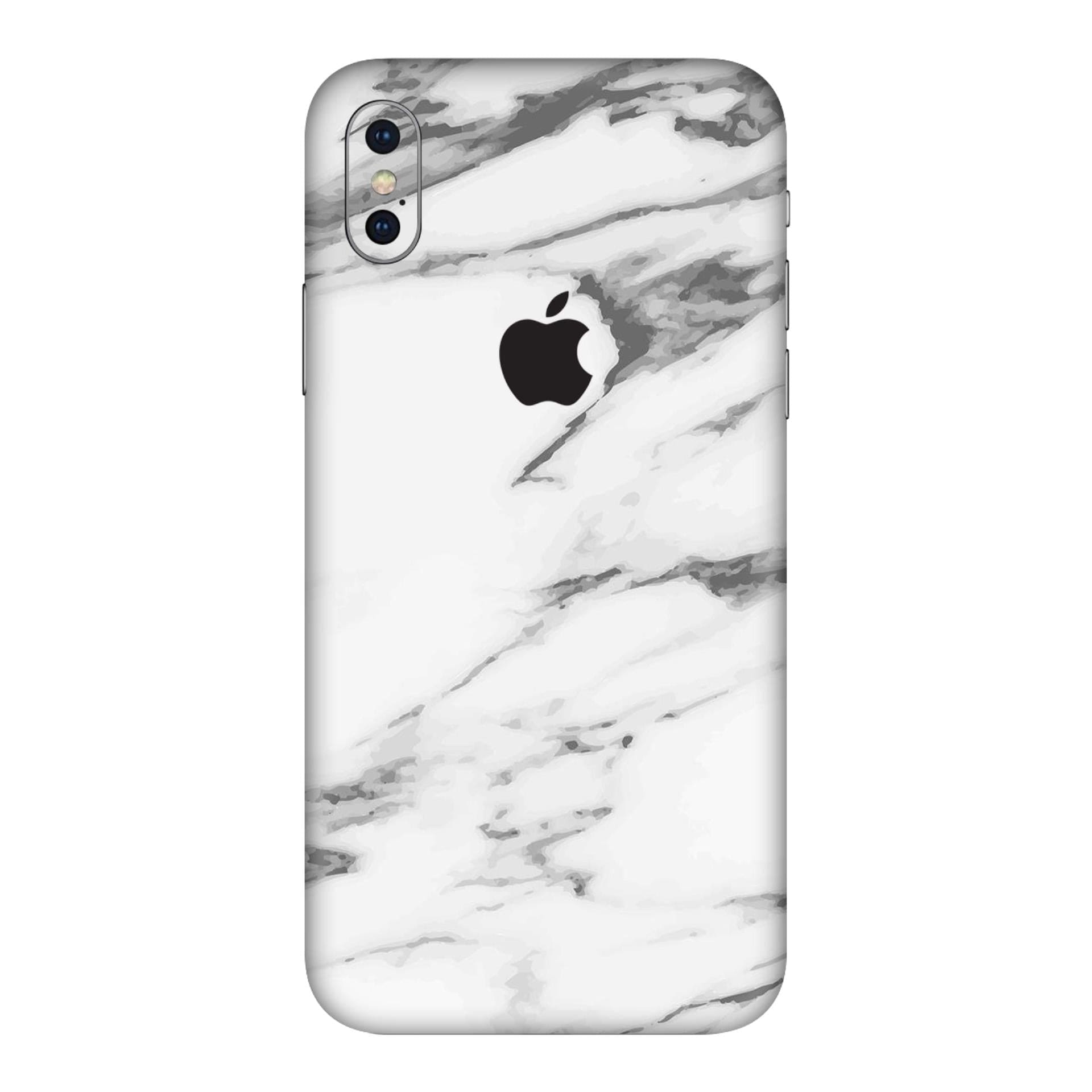 iphone XS White Marble skins