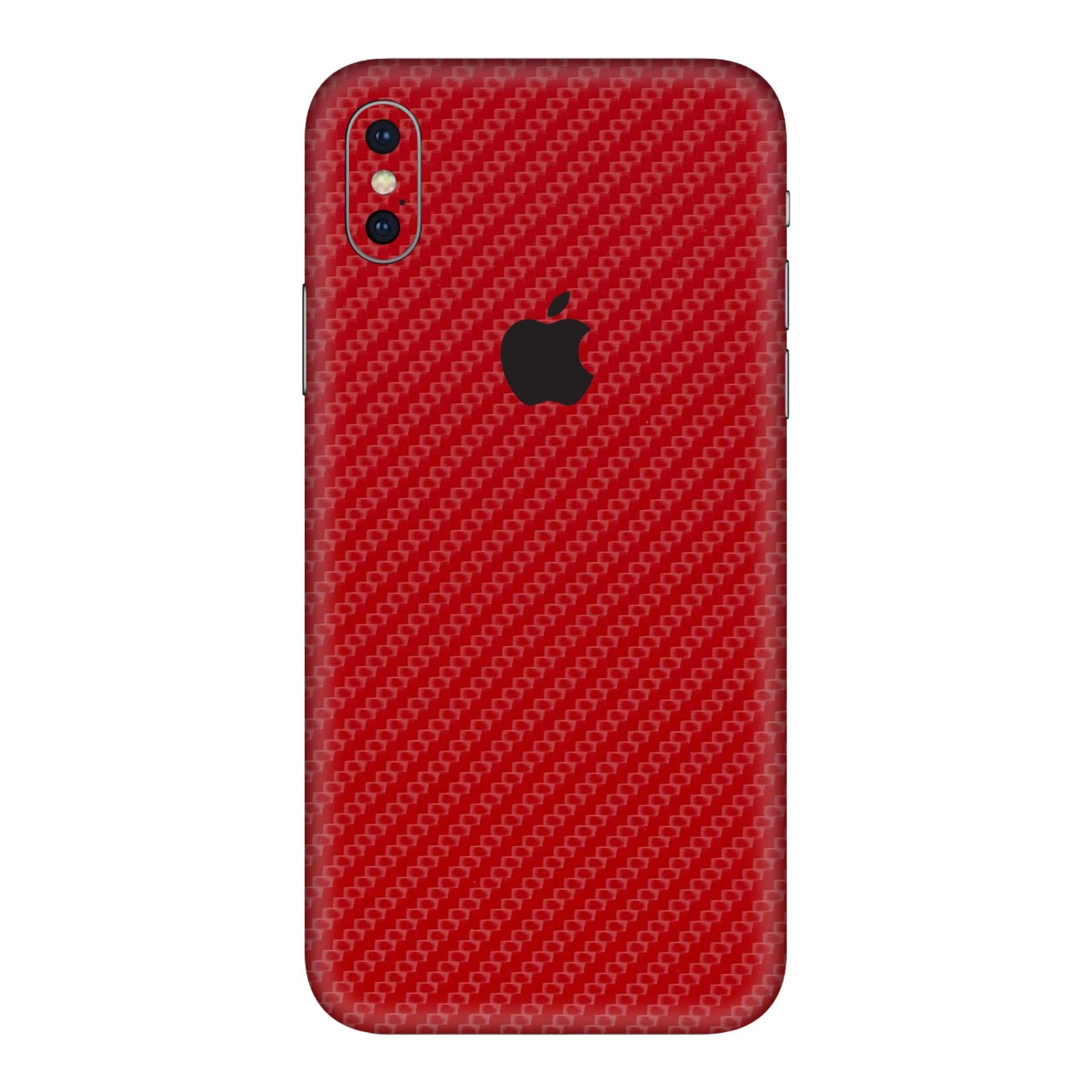 iphone X Carbon Red skins