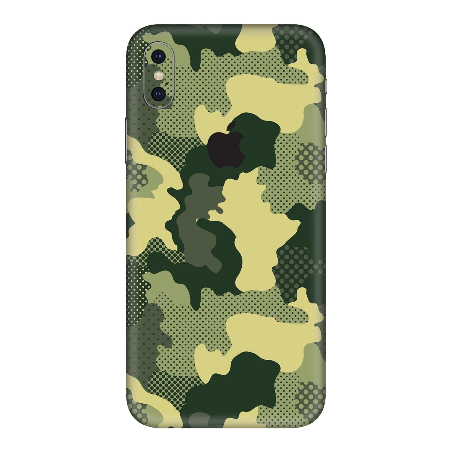iphone X Military Green Camo skins