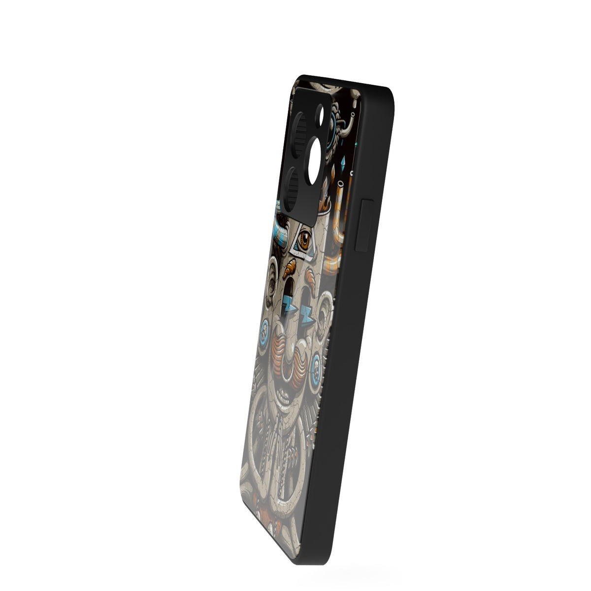 illumineye printed metal phone case - side view