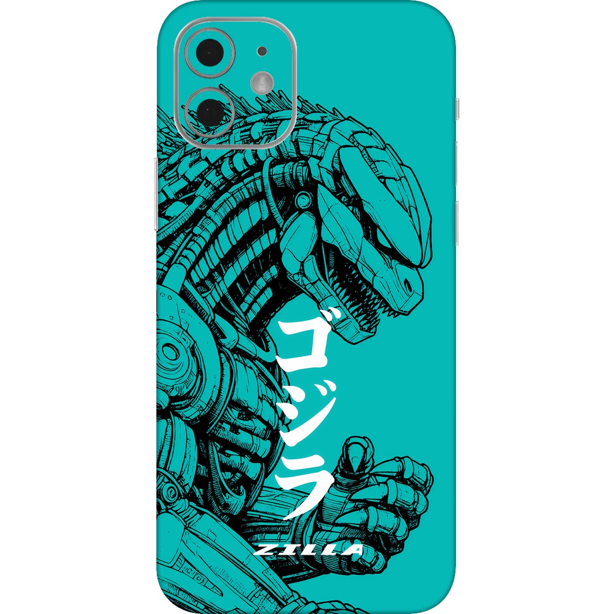 Zilla limited edition skin on iphone 12 mini