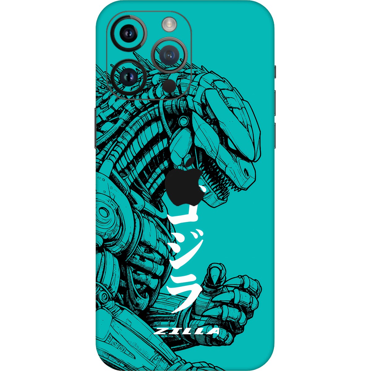 Zilla limited edition skin on iphone 14 pro