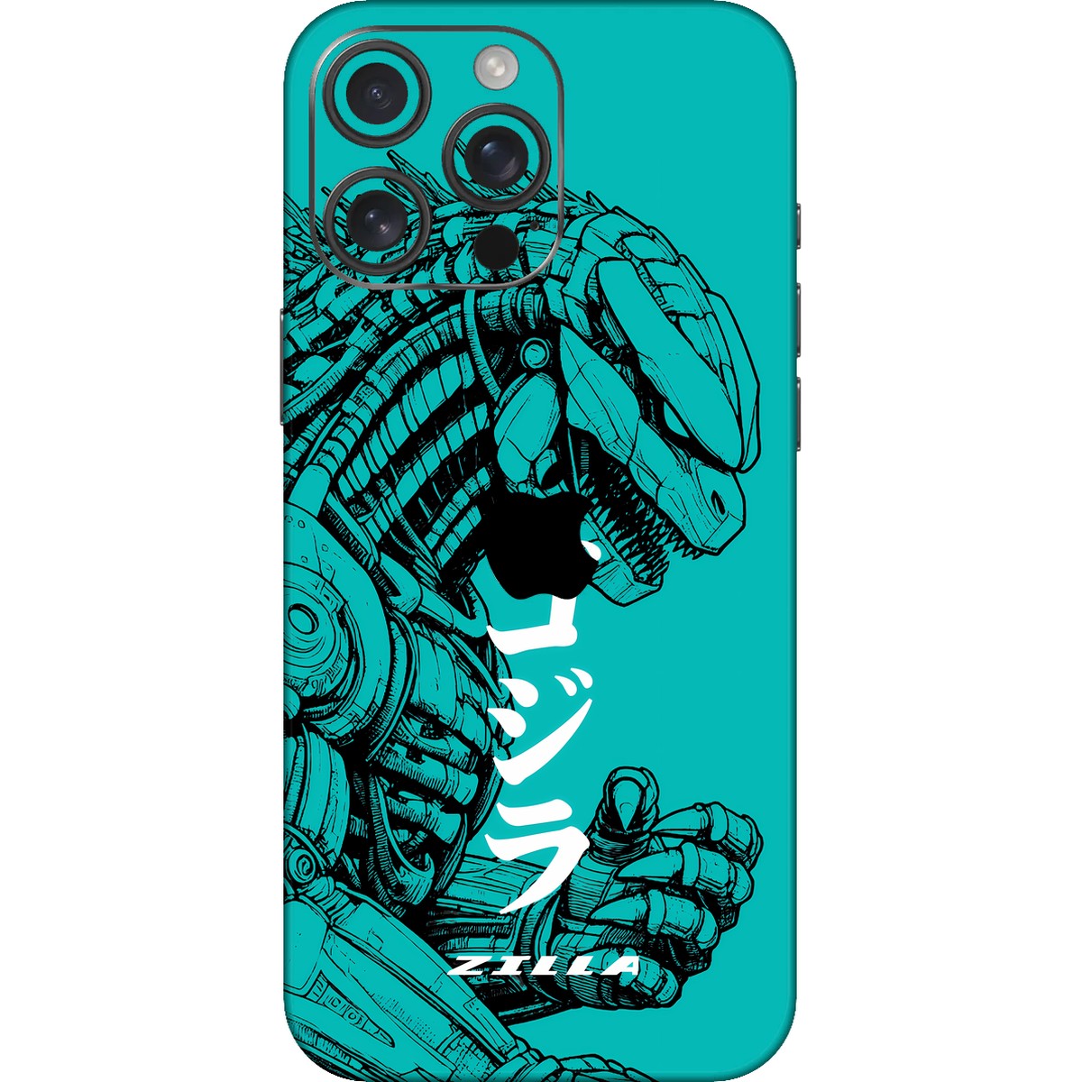 Zilla limited edition skin on iphone 16 pro max 5g