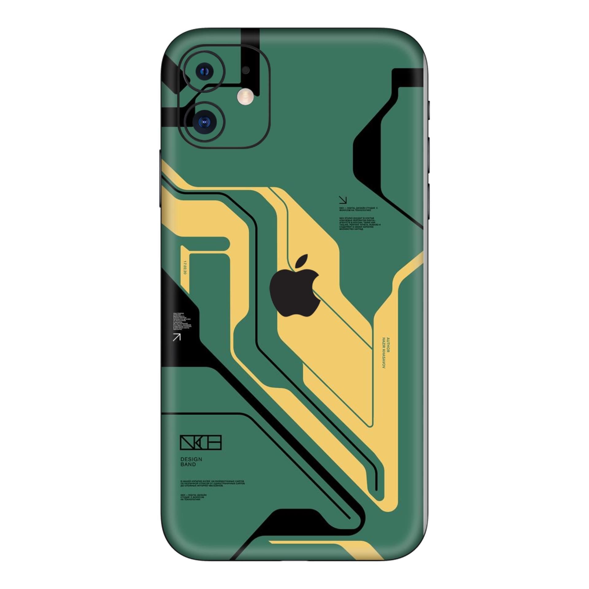 iphone 11 Circuit Green skins