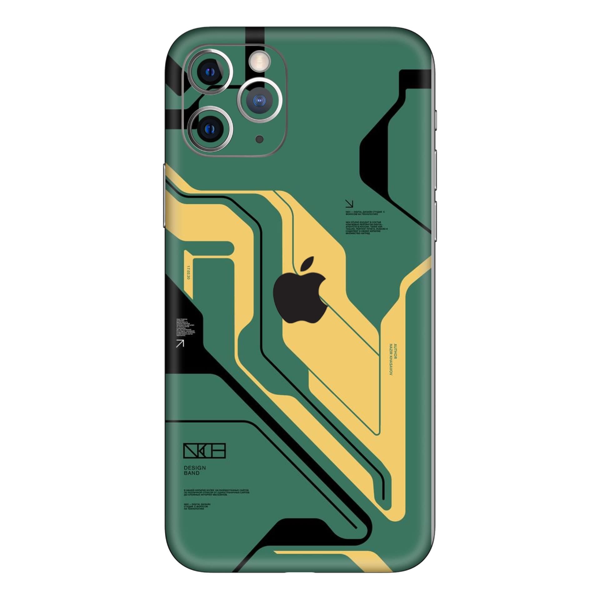 iphone 11 Pro Circuit Green skins
