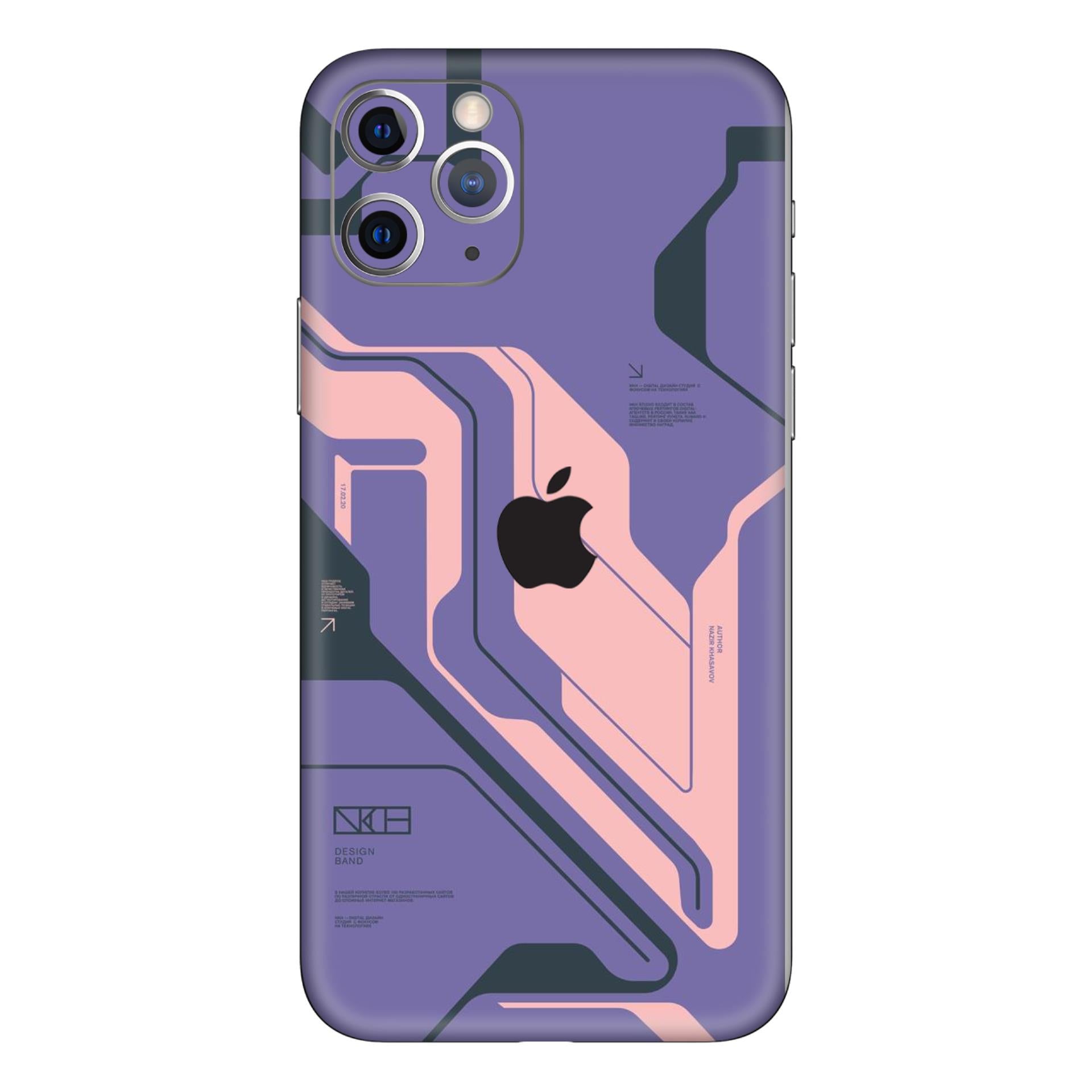 iphone 11 Pro Purple Cyberpunk skins