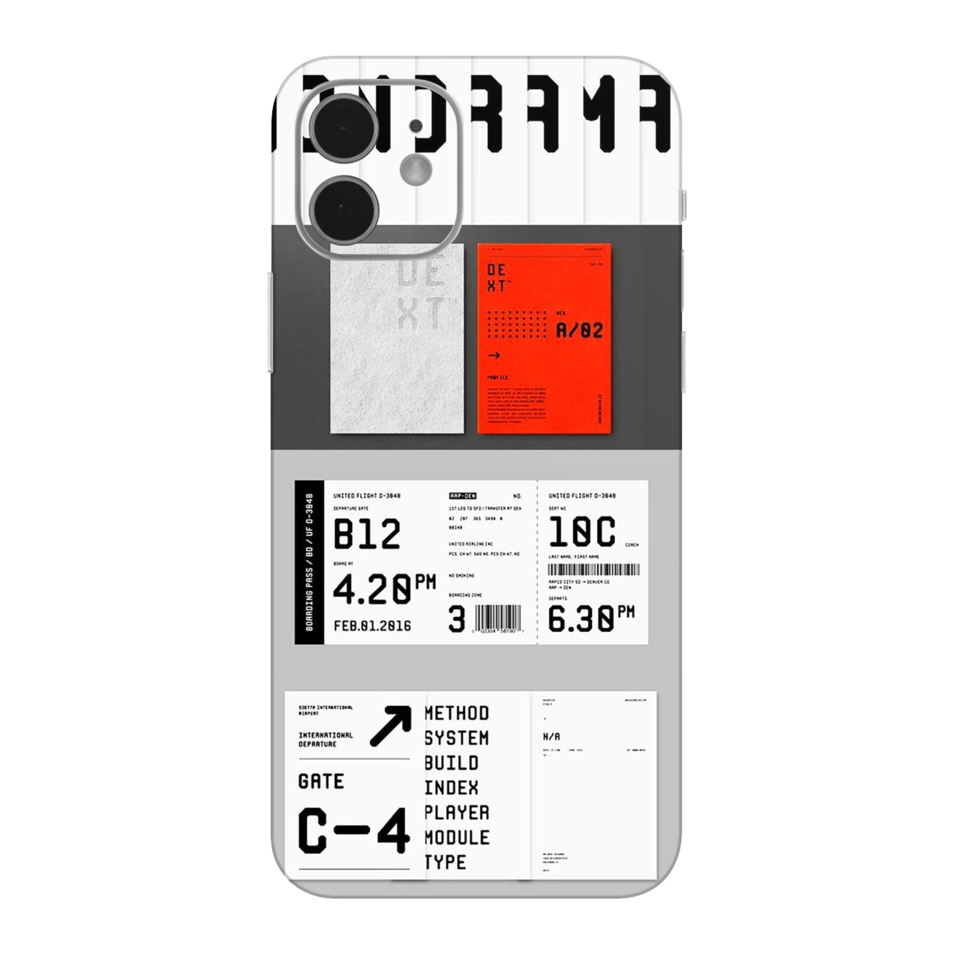 iphone 12 mini Boarding Passion skins