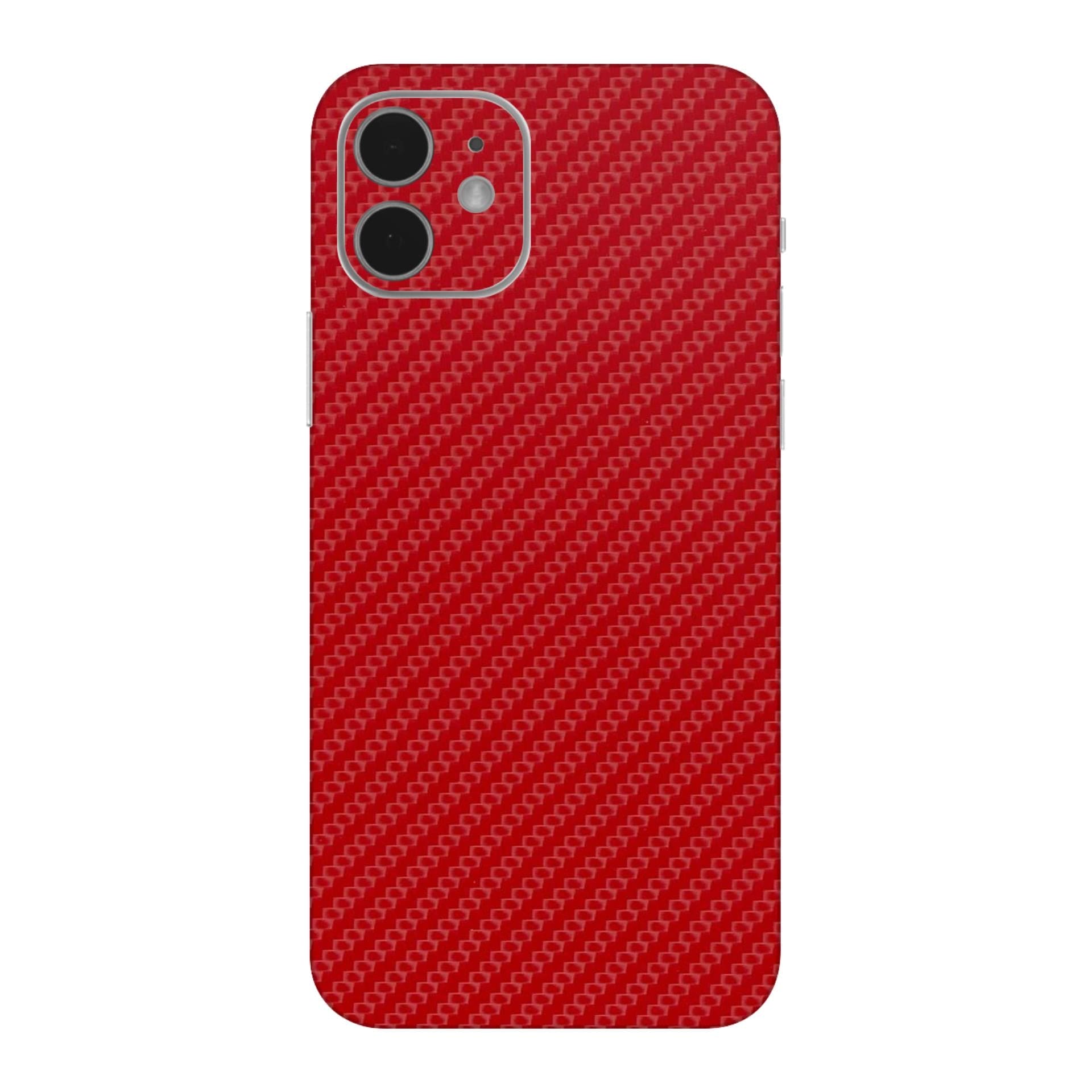 iphone 12 mini Carbon Red skins