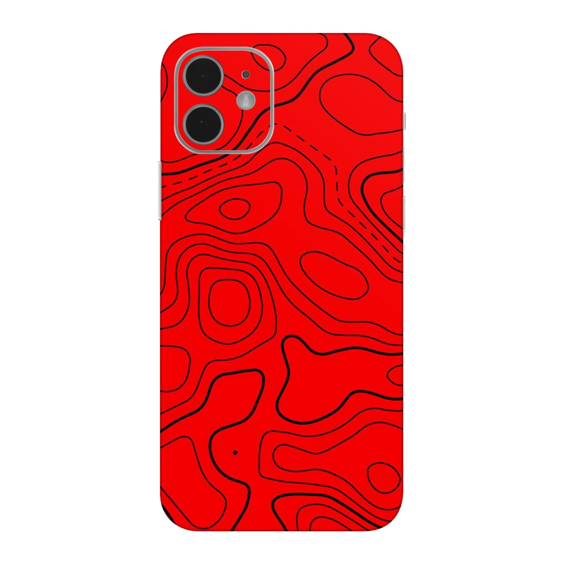 iphone 12 mini Damascus Red skins