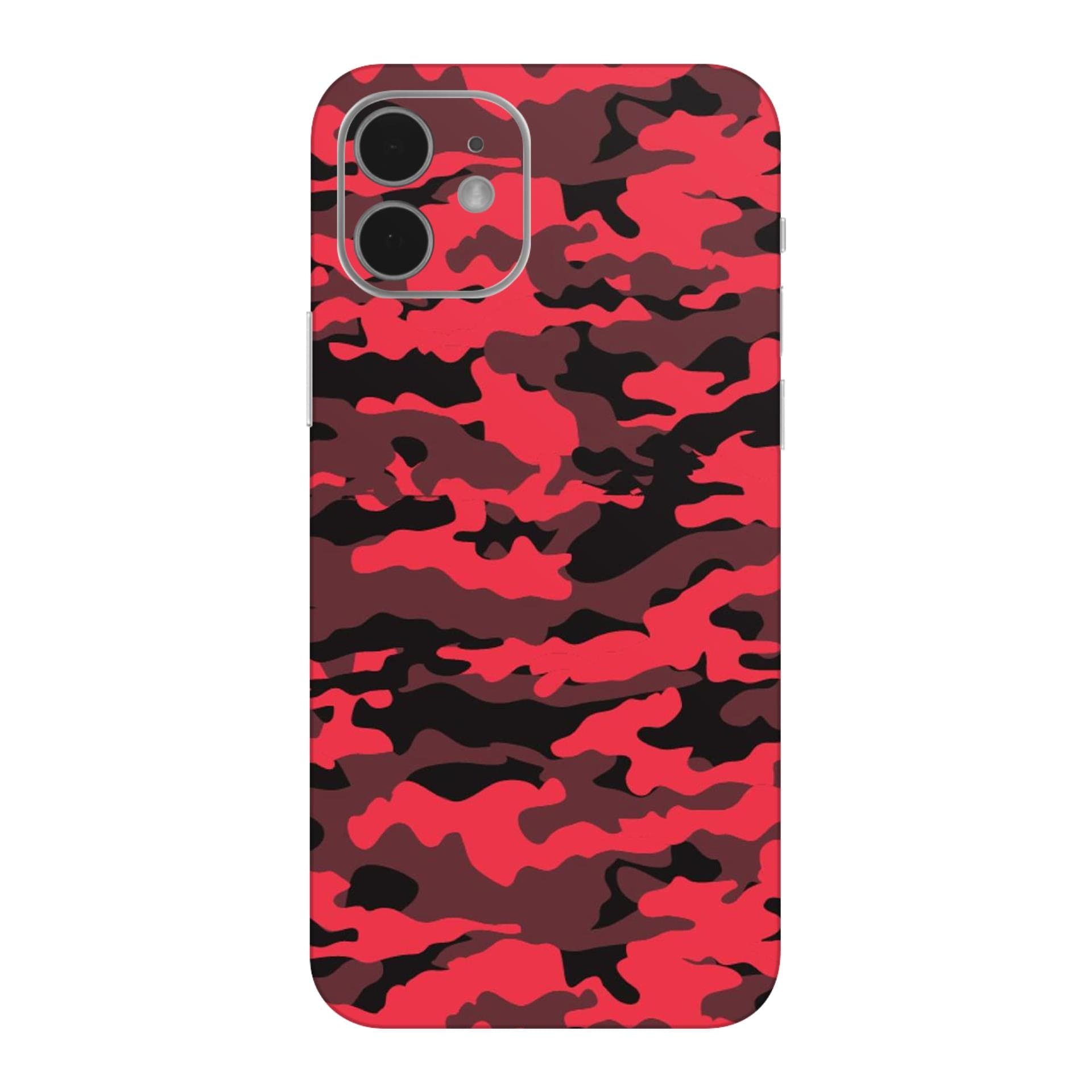 iphone 12 mini Dark Red Camo skins