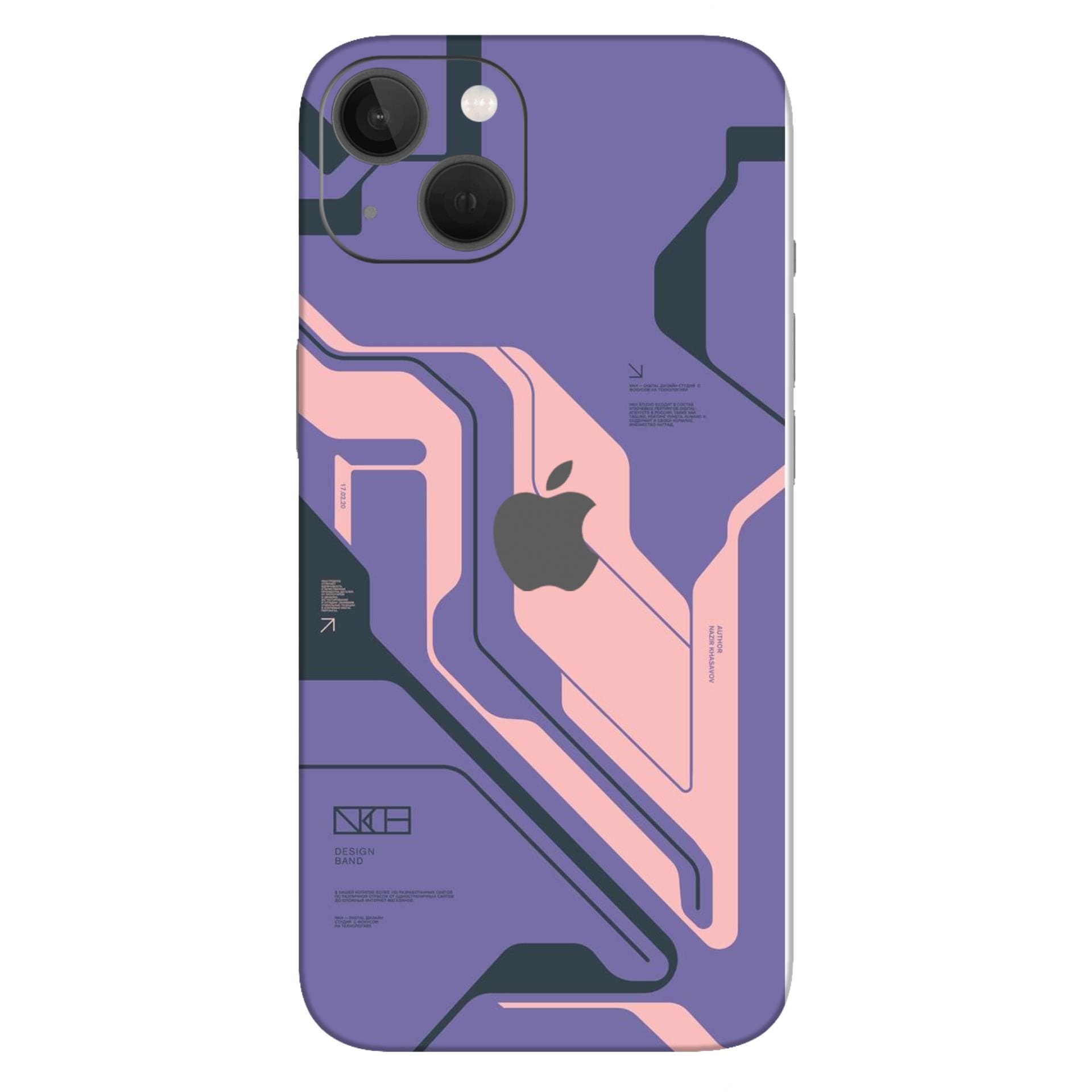 iphone 13 Purple Cyberpunk skins