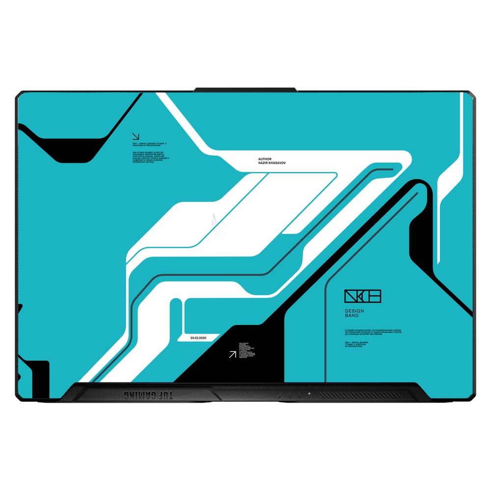 ASUS TUF Dash F15 Gaming, FX516P laptop skin - Cyber Blue