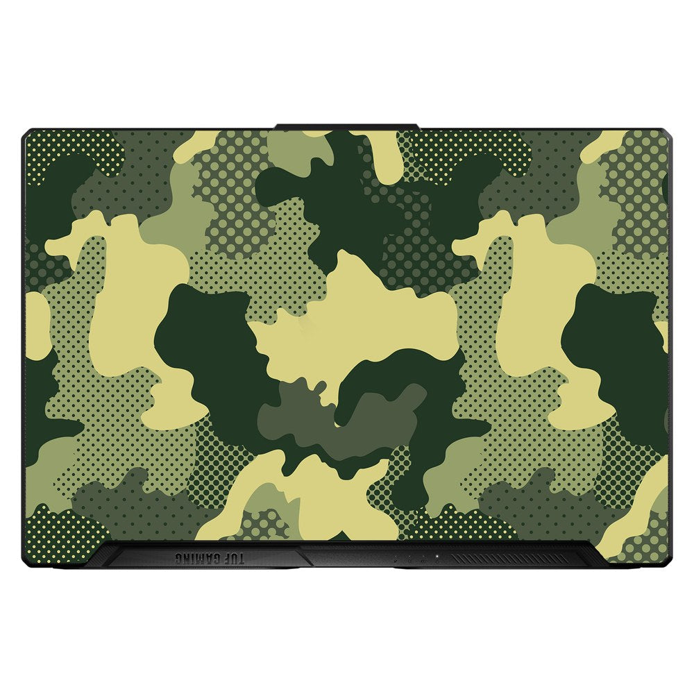 ASUS TUF Dash F15 Gaming, FX516P laptop skin - Military Green Camo