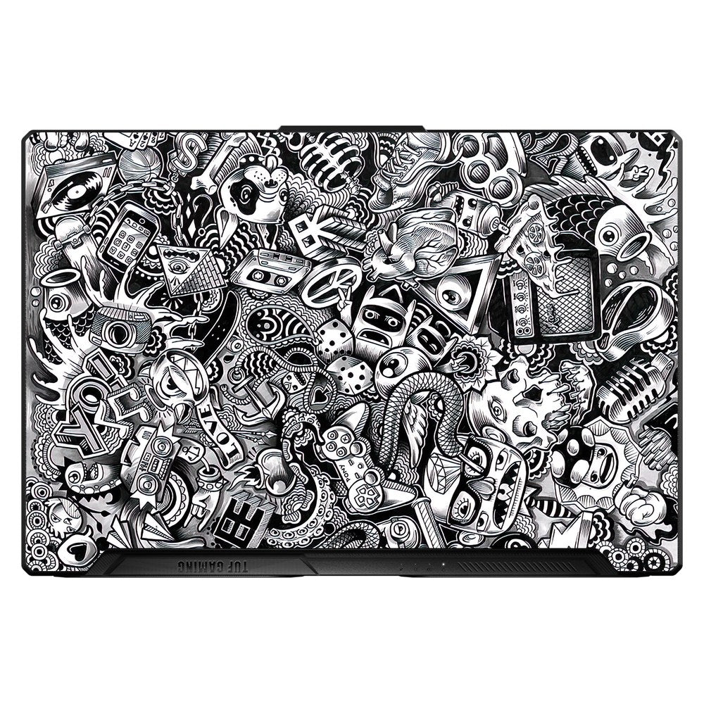 ASUS TUF Dash F15 Gaming, FX516P laptop skin - Pony Doodle