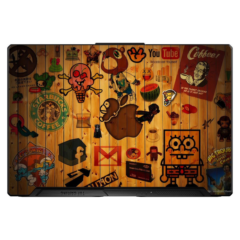 ASUS TUF Dash F15 Gaming, FX516P laptop skin - Pop Culture