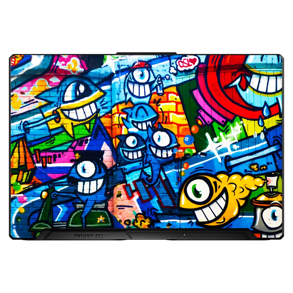ASUS TUF Dash F15 Gaming, FX516P laptop skin - Wall Graffiti
